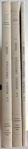 Imagen del vendedor de La maison orientale. L'architecture du Proche Orient ancien des origines au milieu du quatrime millnaire. Tome I: Texte. Tome II: Documents. Tome III: Tableaux et cartes (complete set) a la venta por Meretseger Books