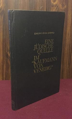 Seller image for Eine judische Quelle in Shakespeare's "Kaufmann von Venedig" for sale by Palimpsest Scholarly Books & Services