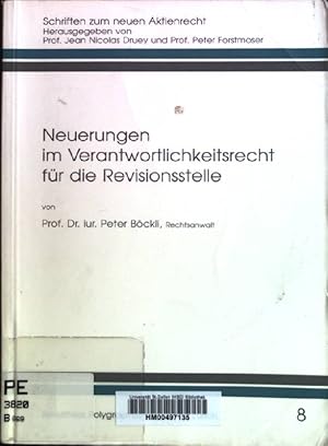 Bild des Verkufers fr Neuerungen im Verantwortlichkeitsrecht fr die Revisionsstelle. Schriften zum neuen Aktienrecht ; 8 zum Verkauf von books4less (Versandantiquariat Petra Gros GmbH & Co. KG)