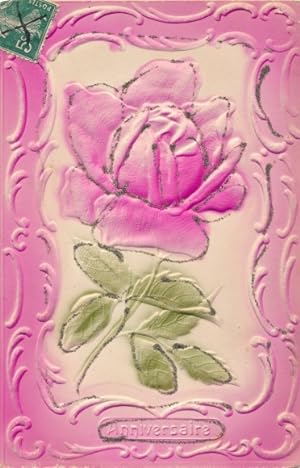 Blume Glückwünsche zum Geburtstag mit Glitter Kunstkarte 