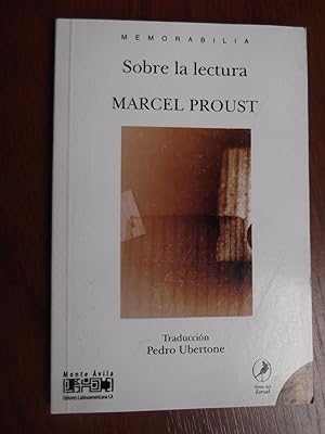 Seller image for Sobre La Lectura for sale by Libreria Babel