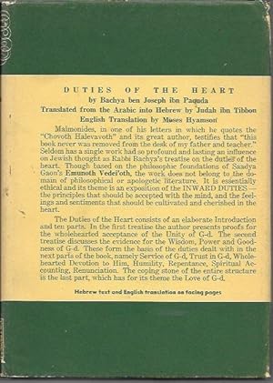 Immagine del venditore per Duties of the Past, Volume II (Jerusalem: 1965) venduto da Bookfeathers, LLC