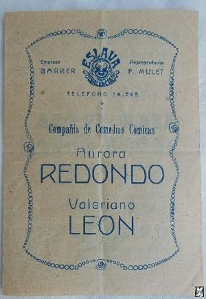 Antiguo Folleto Publicidad - Old Brochure Advertising : ALGO FLOTA SOBRE PEPE. Aurora Redondo y V...