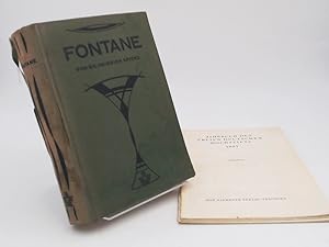 Bild des Verkufers fr 1 Buch 1 Zugabe: Fontane. [Geisteshelden (Fhrende Geister). Eine Sammlung von Biographien, Band 75] Zugabe: Jahrbuch des Freien Deutschen Hochstifts 1965. Sonderdruck (H. Nrnberger, 78 S., M. Niemeyer). zum Verkauf von Antiquariat Kelifer