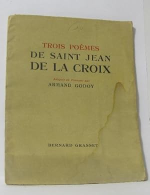 Imagen del vendedor de Trois pomes de saint jean de la croix a la venta por crealivres
