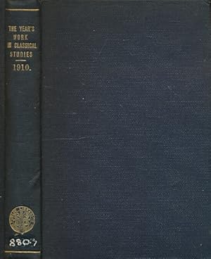 Image du vendeur pour The Year's Work in Classical Studies. 1910 mis en vente par Barter Books Ltd