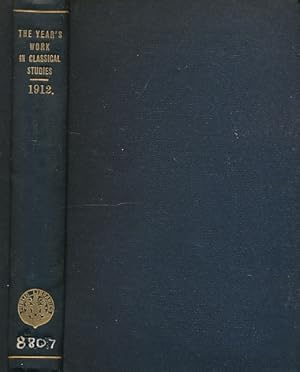 Seller image for The Year's Work in Classical Studies. 1912 for sale by Barter Books Ltd