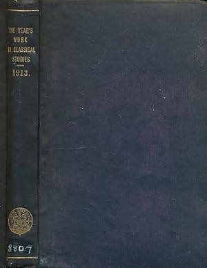 Seller image for The Year's Work in Classical Studies. 1913 for sale by Barter Books Ltd