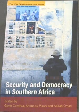 Immagine del venditore per Security and Democracy in Southern Africa (Wits P&DM Governance) venduto da Chapter 1