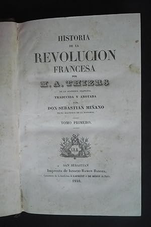 HISTORIA DE LA REVOLUCIÓN FRANCESA. 11 vol.