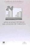 Seller image for Aplicaciones diversas del anlisis de varianza for sale by AG Library