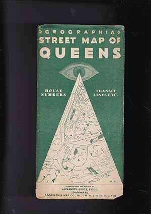 Imagen del vendedor de Geographia Street Map of Queens numbers, transit lines, playgrounds, wading pools, etc. a la venta por Meir Turner