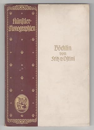 Liebhaber Ausgaben Nr. 70 BOCKLIN (Kunstler Monographien) by Fritz d. Oftini