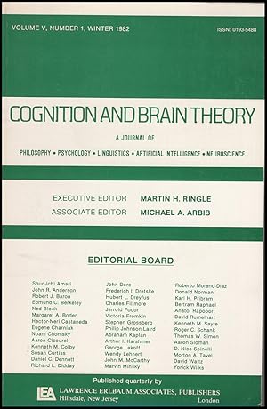 Cognition and Brain Theory (Vol 5, No. 1, Winter 1982)