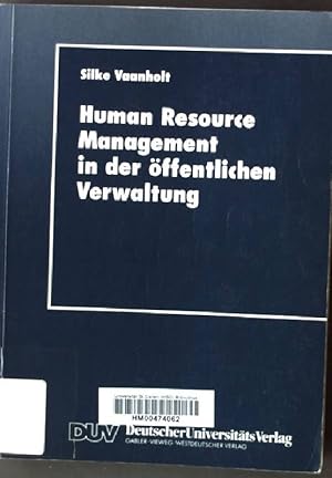 Immagine del venditore per Human-resource-Management in der ffentlichen Verwaltung. DUV : Wirtschaftswissenschaft venduto da books4less (Versandantiquariat Petra Gros GmbH & Co. KG)