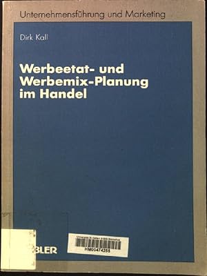 Bild des Verkufers fr Werbeetat- und Werbemix-Planung im Handel. Schriftenreihe Unternehmensfhrung und Marketing ; Bd. 31 zum Verkauf von books4less (Versandantiquariat Petra Gros GmbH & Co. KG)