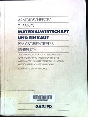 Seller image for Materialwirtschaft und Einkauf: Praxisorientiertes Lehrbuch. for sale by books4less (Versandantiquariat Petra Gros GmbH & Co. KG)