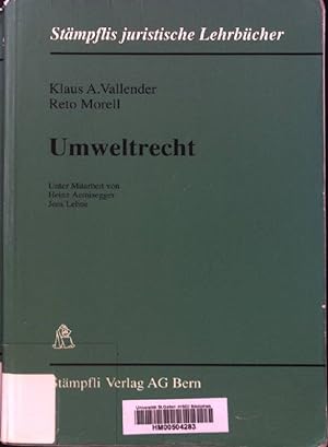 Seller image for Umweltrecht. Stmpflis juristische Lehrbcher for sale by books4less (Versandantiquariat Petra Gros GmbH & Co. KG)