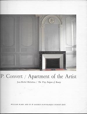 Image du vendeur pour P. Convert / Appartement de l'artiste. L'nigme mme de la beaut. [cover title: P. Convert: The Apartment of the Artist] mis en vente par stephens bookstore