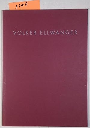 Bild des Verkäufers für Volker Ellwanger - Gefässkeramik zum Verkauf von Antiquariat Tröger