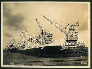 Dunkerque Album 21 Photographs of German Engineering Crane MAN Nuremberg 1931