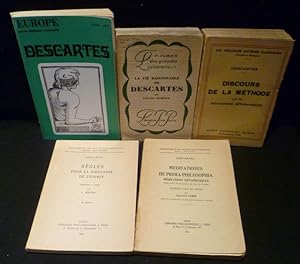 Image du vendeur pour Descartes (lot de 5 ouvrages de l'auteur et sur l'auteur) mis en vente par Abraxas-libris