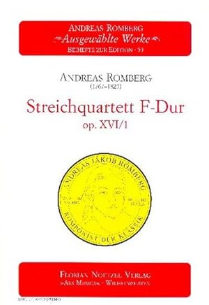 Immagine del venditore per Streichquartett F-Dur op.16,1 : Partitur und Stimmen venduto da AHA-BUCH GmbH