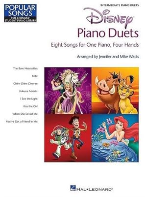 Seller image for Disney Piano Duets: Hal Leonard Student Piano Library Popular Songs Series Intermediate 1 Piano, 4 Hands for sale by AHA-BUCH GmbH