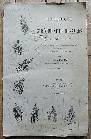 HISTORIQUE de 3° RÉGIMENT de HUSSARDS de 1764 à 1887