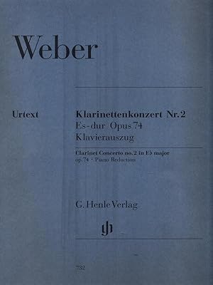 Seller image for Klarinettenkonzert Nr. 2 Es-dur Opus 74 Klavierauszug for sale by Librodifaccia