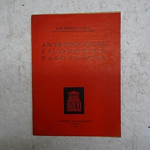 Imagen del vendedor de ANTROPOLOGIA FILOSOFICA PASCALIANA. a la venta por Librera J. Cintas