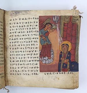 Illuminated manuscript in Ge'ez on vellum.