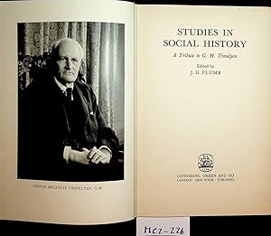 Bild des Verkufers fr Studies in social history : a tribute to G. M. Trevelyan zum Verkauf von ANTIQUARIAT.WIEN Fine Books & Prints