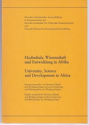 University, Science and Development in Africa. Hochschule, Wissenschaft und Entwicklung in Afrika