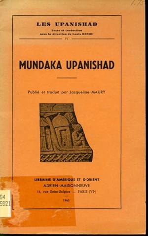 Image du vendeur pour Mundaka Upanishad : Les Upanishad IV mis en vente par Librairie Le Nord