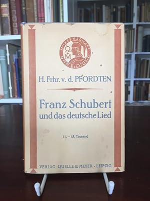 Seller image for Franz Schubert und das deutsche Lied. (= Wissenschaft und Bildung, Nr. 130). for sale by Antiquariat Seibold