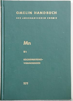 Handbuch der anorganischen Chemie. (Gmelin Handbook of Inorganic and Organometallic Chemistry). 8...