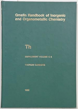 Gmelin Handbook of Inorganic and Organometallic Chemistry. (Handbuch der anorganischen Chemie). 8...