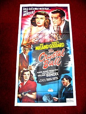 CRYSTAL BALL-1948-SKULL IMAGE-WILD-81X41-3 SHEET VF