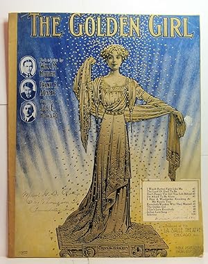 Immagine del venditore per INDIAN LOVE SONG FROM THE GOLDEN GIRL PRODUCED AT THE LA SALLE THEATRE CHICAGO, ILL. venduto da Rose City Books