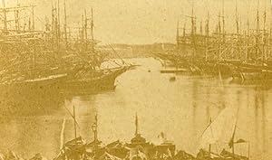 Seller image for Sailboats Vieux Port 13000 Marseille France Old Photo CDV 1870 for sale by Bits of Our Past Ltd