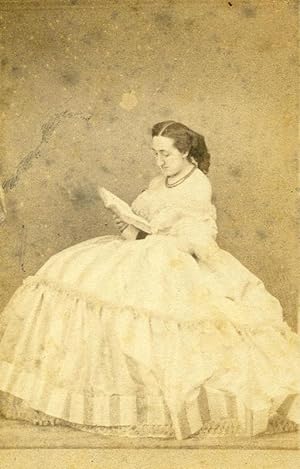 France Nancy Baronne de Beauchamp Old CDV Chatelain Photo 1862