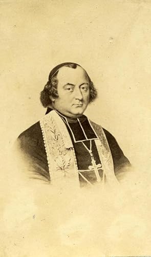 Seller image for France Paris Bishop Dufetre of Bourges Old CDV Photo Disderi 1860 for sale by Bits of Our Past Ltd