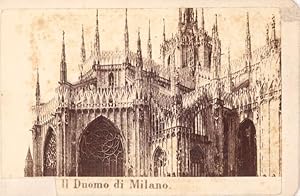 Immagine del venditore per Italy Milano Il Duomo Cathedral old Photo CDV 1870' venduto da Bits of Our Past Ltd