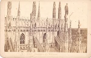 Image du vendeur pour Italy Milano Il Duomo Cathedral old Photo CDV 1870' mis en vente par Bits of Our Past Ltd