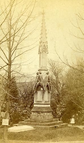 United Kingdom Thackeray Graves Old CDV Photo 1875