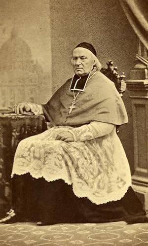 France Paris Catholic Religion Philippe Gerbet Old CDV Photo Tolra 1865