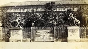 Image du vendeur pour Italy Napoli Cavalli di Bronzi Old CDV Photo Sommer 1870 mis en vente par Bits of Our Past Ltd