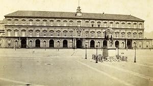 Seller image for Italy Napoli Royal Palace Palazzo Reale Old CDV Photo Sommer 1870 for sale by Bits of Our Past Ltd