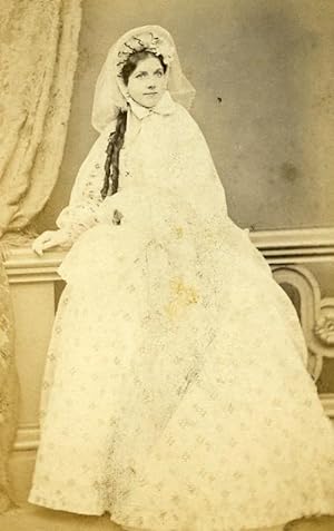 London Theater Actress Henrietta Simms Old CDV Photo Negretti & Zambra 1864